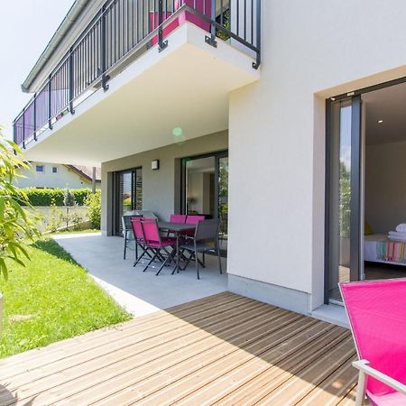 L'Appartement Jardin Avec Vue Montagnes Sévrier Dış mekan fotoğraf