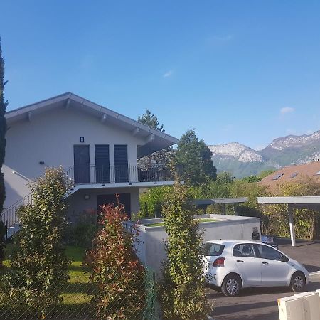 L'Appartement Jardin Avec Vue Montagnes Sévrier Dış mekan fotoğraf