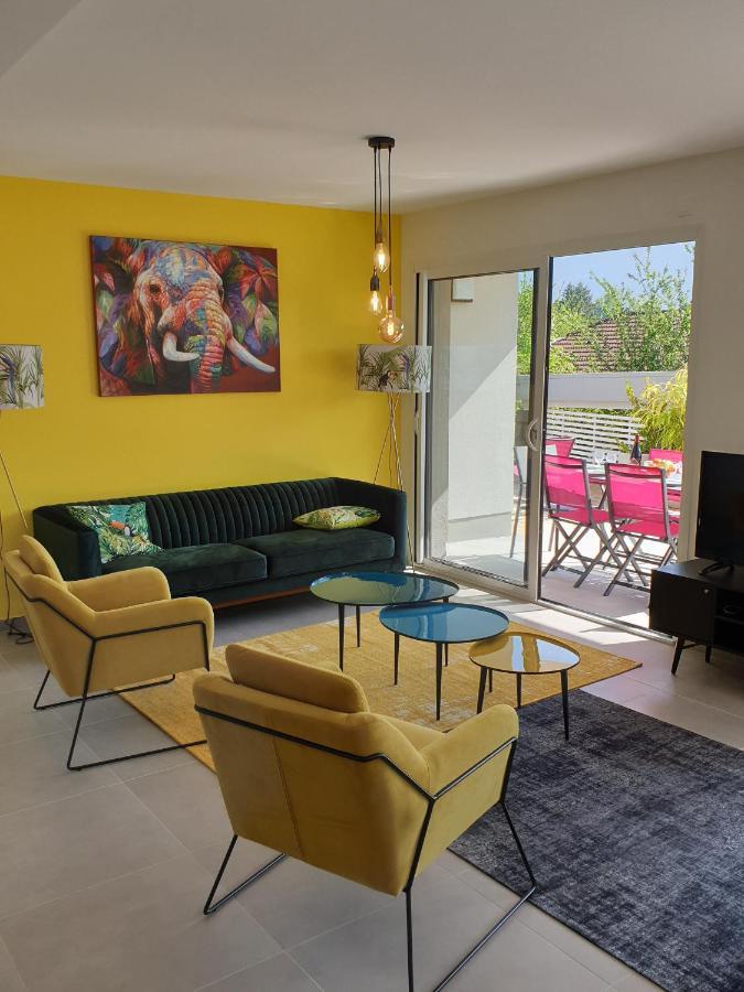 L'Appartement Jardin Avec Vue Montagnes Sévrier Dış mekan fotoğraf