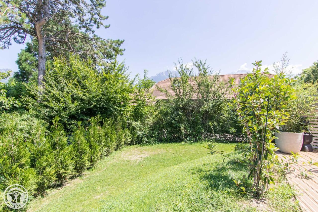 L'Appartement Jardin Avec Vue Montagnes Sévrier Dış mekan fotoğraf