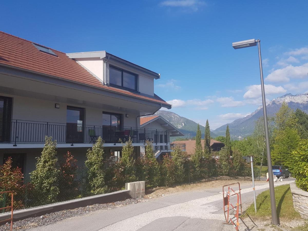 L'Appartement Jardin Avec Vue Montagnes Sévrier Dış mekan fotoğraf