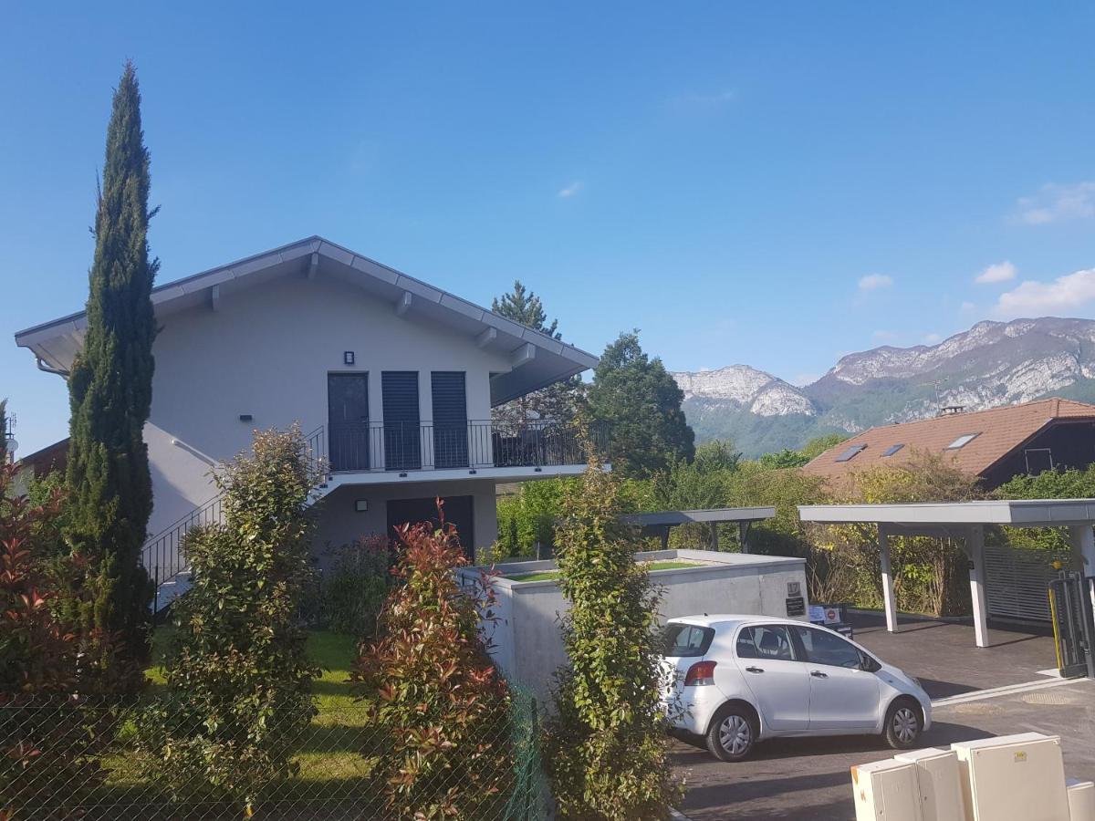 L'Appartement Jardin Avec Vue Montagnes Sévrier Dış mekan fotoğraf